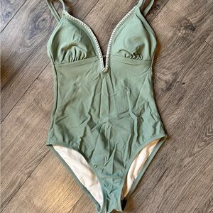 Kona Sol Olive Green Swimsuit